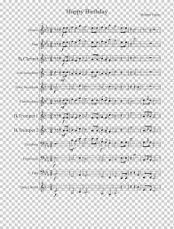 Virtual sheet music this item includes: Sheet Music Musical Ensemble Marching Band Jazz Band Sheet Music Angle Text Happy Birthday To You Png Klipartz