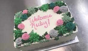 Pin By Deetta S Bakery On Birthday Cakes Baby Shower Cakes Shower Cakes Butter Cream