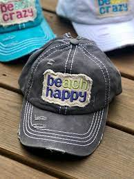 Beach Happy Cap Happy Hat Cap Cap Designs