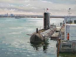 Smd Ouessant Fasm Tourville Porte Helicoptere Jeanne D Arc Et Le Venerable Remorqueur Ondee Une Serie De Peintures Realisees Sur Le Motif En 2006 Dans La Peinture Bretagne Paysage Peintre