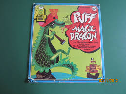 Vintage Puff The Magic Dragon Vinyl Record Peter Pan Childrens 45 Rpm 4 00 Via Etsy Puff The Magic Dragon Handmade Dragon