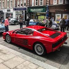 Stunning Testarossa Ferrari Testarossa London Ferrari Testarossa Sports Car Brands Cool Cars