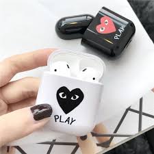 France Brand Wireless Earphone Skin Case For Apple Airpods Airpod 1 2 Fashion Couple Glossy Hard Pc Cover Accessories Coque Box Skin Case Wireless Earphones Matching Phone Cases