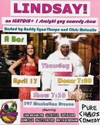 LINDSAY! Queer Comedy Show in Greenpoint Tickets, Thu, Apr 17, 2025 at 7:00  PM