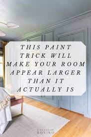 This Paint Trick Will Make Your Room Look Bigger Than It Actually Is Small Room Paint Master Bedroom Paint Paint Colors For Living Room