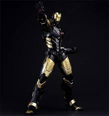 Black And Gold Iron Man Action Figure Iron Man Action Figure Armor 42 Black And Gold 10 Inches Iron Man Iron Man Action Figures Dc Figures