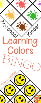 Preschool Teach Your Child Colors With Learning Colors Bingo My Home Based Life Learning Colors Preschool Activities Educational Activities For Kids