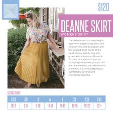 Lularoe Deanne Skirt Sizing Www Shopwithmandyvignoli Com