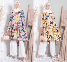 Model kaftan untuk orang gemuk dan pendek : 7 Tunik Dress Untuk Orang Gemuk Dan Berhijab Harga Di Bawah Rp140 Ribu Womantalk Com Line Today