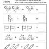 There is an addition quiz for kindergarten in which children are shown. 1