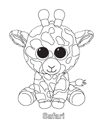 Beanie boos loved to be read to. Gammenet Slick Beanie Boo Coloring Page