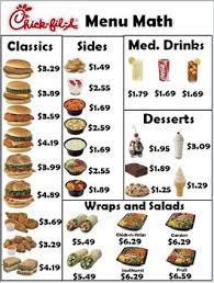 Give students the option of figuring out the answers using real or fake money or simply by using a pencil and paper to set up and solve the addition and subtraction problems. Chickfila Menu Money Math Worksheets By Empowered By Them Tpt