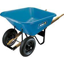 Jackson 8 Cu Ft Poly Wheelbarrow Bp8j The Home Depot