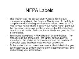 If the document is blank with no label outlines Ppt Nfpa Labels Powerpoint Presentation Free Download Id 218945