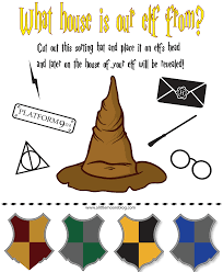 Elf On The Shelf Harry Potter Sorting Hat Free Printable Harry Potter Sorting Hat Harry Potter Elf Harry Potter Sorting