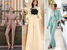 کت و شلوار مجلسی دخترونه | شیک ترین مدل‌های کت و شلوار مجلسی برای عروسی و  مهمونی‌ها!