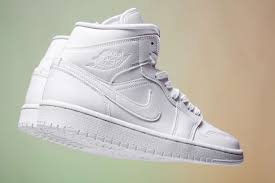 Air Jordan 1 Mid Patent Black White Gold Wmns Air Jordan 1 Mid In Triple White For Spring 2019 Eukicks Air Jordans Women Sneakers Men Fashion Air Jordans
