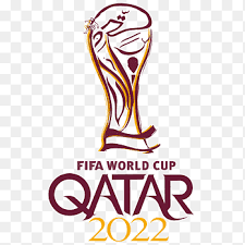 An electronic billboard displays the fifa world cup qatar 2022 logo in new york's times square. 2022 Fifa World Cup Qatar Logo Brand World Cup Text Logo Png Pngegg