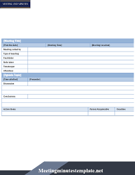 Click here to see the agenda for the above meeting. Meeting Minutes Template