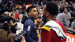 'the kid is hungry for the greatness'. Dwyane Wade Donovan Mitchell Has Way More Bounce Than I Had Ksl Sports
