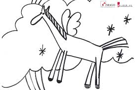Ausmalbild Pferd 3 Kribbelbunt
