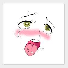 Give your wall décor some character with our collection of anime art that comes in many different colors and anime art styles. Ahegao Anime Posters And Art Prints Teepublic Uk