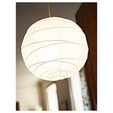 Dining room lighting ideas to make an. Regolit Pendant Lamp Shade White Handmade 45 Cm Ikea