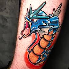 The tattoo is not only a call out to the connection to a fish. 130 Gyarados Done Dennis Zomerdijk Tattoo Facebook