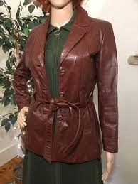 Vintage 1970s 70s Wilsons Leather Jacket Burgundy Oxblood Tie Etsy Leather Jacket Wilsons Leather Wilsons Leather Jacket