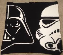 You Have To See Darth And Storm Trooper By Colleenb8806 Star Wars Crochet Crochet Blanket Patterns Star Wars Blanket Crochet