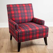 The chair is a beautiful compliment to the paperchase berber sectional group. Red Plaid Upholstered Armchair Kirklands