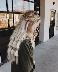 Be gentle when combing your hair. Wavy Hair Braided Hair Boho And Style Image 6881055 On Favim Com