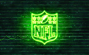The shield and typeface used were modernized as well. Download Wallpapers Nfl Green Logo 4k Green Brickwall National Football League Nfl Logo American Football League Nfl Neon Logo Nfl For Desktop Free Pictures For Desktop Free