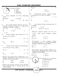 Contoh soal program linear pada kali ini mimin bagikan materi program linear untuk temen temen semua. Soal Ulangan Lingkaran Kelas Viii Smp