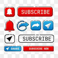 Doodle Subscribe Button With Bell And Share Subscribe Button Alarm Png And Vector With Transparent Background For Free Download Share Icon Doodles Social Media Signs