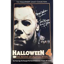 GEORGE WILBUR SIGNED TOM MORGA 12X18 PHOTO HALLOWEEN MICHAEL MYERS JSA 902