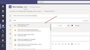 How To Update Microsoft Teams So That Meeting Invitations Go To Team Members Office 365 For It Pros