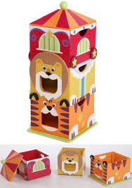 Stacked Storage Wagon For Storage Via Cirkus Toy Storage Kids Storage Modern Toys