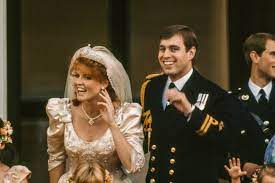 Sarah, duchess of york, is a member of the british royal family. Prince Andrew And Sarah Ferguson S 1986 Wedding Photos Fergie And Andrew S Wedding Details