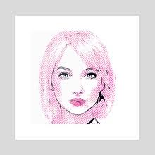 Halftone Matriarch 02, an art print by Ian Hampton