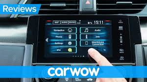 6 colours of honda civic 2019 car are available in malaysia which include aegean blue crystal black pearl modern steel metallic platinum white pearl cosmic blue and rallye red. Honda Civic 2018 Infotainment And Interior Review Mat Watson Reviews Youtube