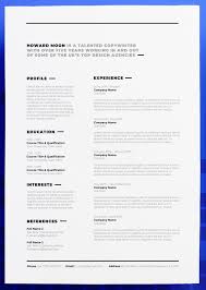 Copywriter Cv Resume Design Howard Moon Professional Etsy Resume Design Resume Design Creative Resume Design Free