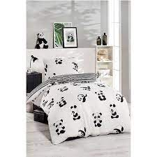 Tek kişilik nevresim takımları uygun fiyat ve taksit seçenekleri ile tekzen'de sizleri bekliyor. Eponj Home Yorgan Hediyeli Nevresim Seti Tek Kisilik Panda Siyah Fiyati Ve Ozellikleri Ereyon