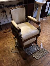 New Barber Chair In The Shop Koken Early 1900s Barber Chair Chair Office Waiting Room Chairs