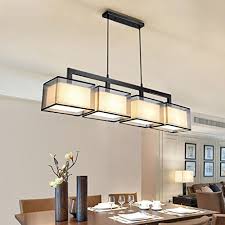 Comes in select finish options. Chandeliers Iron Art Modern Simple Living Room Dining Table Northern Europe Single Head Rectangle Ceiling Lights Color Black Size 12218cm Buy Online In United Arab Emirates At Desertcart Ae Productid 142560443