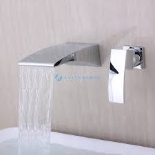 We must all agree that faucets are among the most used fixtures don't think that a polished finish or a stylish curve will result in great quality. Free Ship Contemporary Wall Mounted Waterfall Chrome Finish Curve Spout Bathroom Faucet Hot And Cold Water Mixer Basin Tap Basin Tap Bathroom Faucetfaucet Hot And Cold Aliexpress