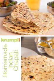 Indian Chapati Roti Flatbread With Cumin Recipe Homemade Chapati Side Dishes Easy Chapati