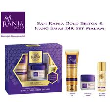 Cara penggunaan pembersih wajah safi rania gold. Cara Pakai Safi Rania Gold Beetox Set Malam
