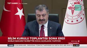 Ancak son dakika açıklaması ile koronavirüs bilim kurulu toplantısının ertelendiği bildirildi. Trt Haber Saglik Bakani Fahrettin Koca Bilim Kurulu Toplantisi Sonrasi Aciklama Yapiyor Facebook