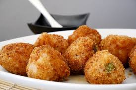 Primi e secondi con gamberi. Arancinette Zucchine E Gamberetti Con Salsa Di Soia Mastercheffa
